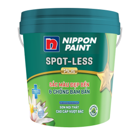 Sơn nội thất Nippon Odourless Spot Less Plus+ 5L